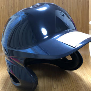 エスエスケイ(SSK)のSSK 一般軟式野球用両耳ヘルメット ネイビー Oサイズ(防具)