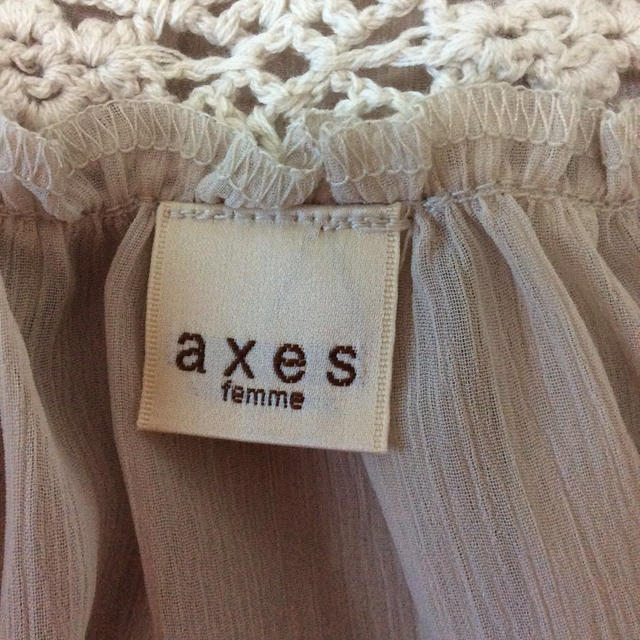 axes femme(アクシーズファム)のaxes femmeシフォンカットソー レディースのトップス(カットソー(半袖/袖なし))の商品写真