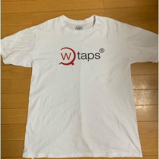 ダブルタップス(W)taps)の最終値下げ‼️wtaps ロゴTシャツ 白 Lサイズ(Tシャツ/カットソー(半袖/袖なし))