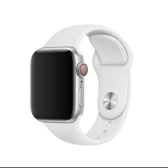 Apple Watch(アップルウォッチ)のアップルウォッチ 純正 バンド ホワイト 40mm スマホ/家電/カメラのスマホ/家電/カメラ その他(その他)の商品写真