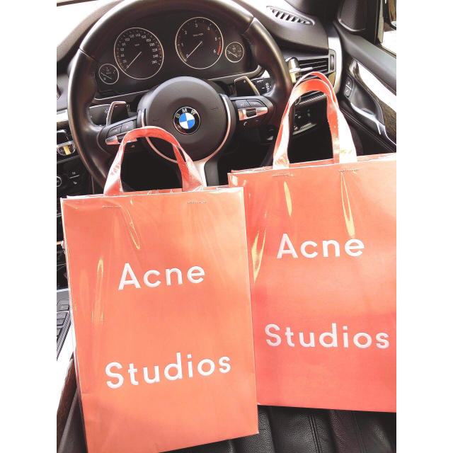 アクネ acne pvc トートバッグ - トートバッグ