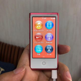 アップル(Apple)のipod nano(ポータブルプレーヤー)