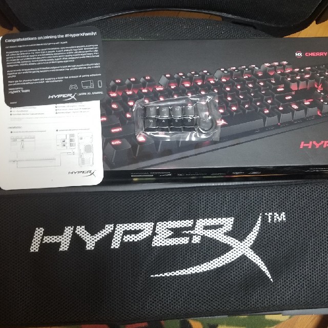 Hyperx Alloy fps 赤軸　キーボード 2