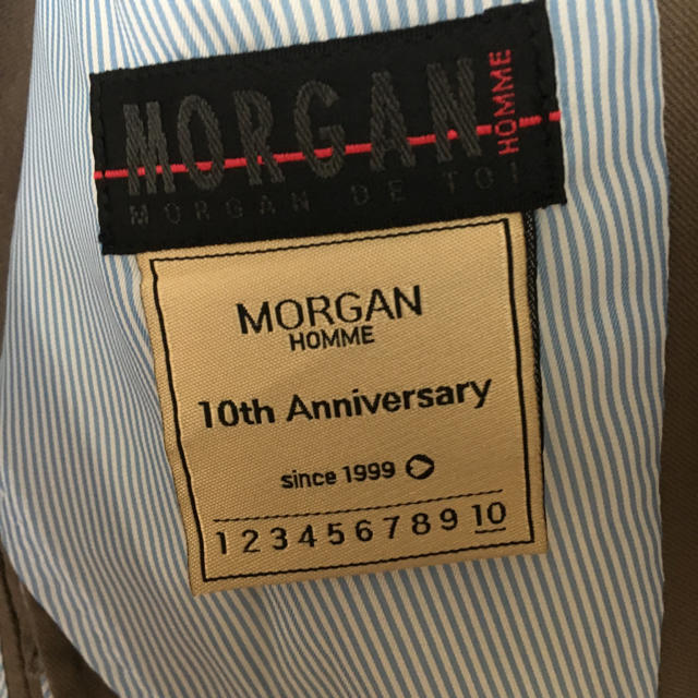 MORGAN HOMME(モルガンオム)の★最終値下★ MORGAN HOMME モルガンオム メンズ麻混ジャケット メンズのジャケット/アウター(テーラードジャケット)の商品写真