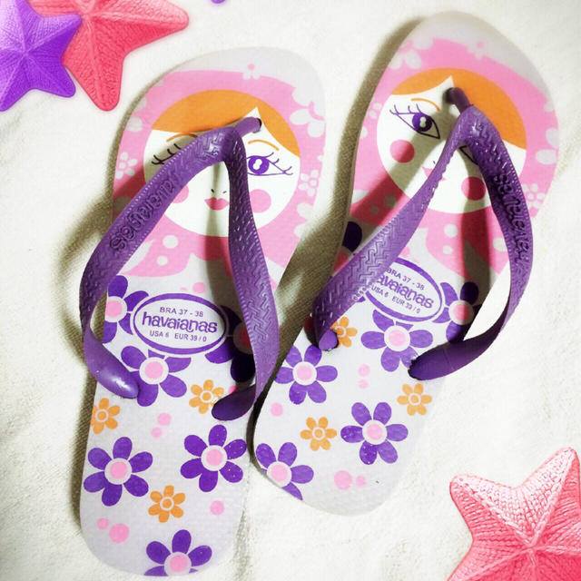 havaianas(ハワイアナス)のハワイアナス♡マトリョシカビーサン レディースの靴/シューズ(サンダル)の商品写真