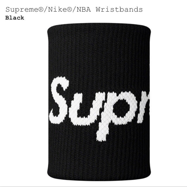 Supreme(シュプリーム)のガラピコ様専用 Supreme NIKE NBA Wrist bands 1個 メンズのアクセサリー(バングル/リストバンド)の商品写真