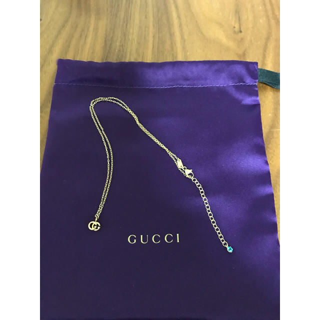 Gucci(グッチ)のぶ♡様 専用☆正規品 グッチ 18K ダブルGネックレス トパーズ付き レディースのアクセサリー(ネックレス)の商品写真