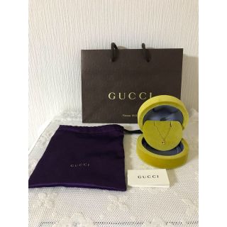 グッチ(Gucci)のぶ♡様 専用☆正規品 グッチ 18K ダブルGネックレス トパーズ付き(ネックレス)