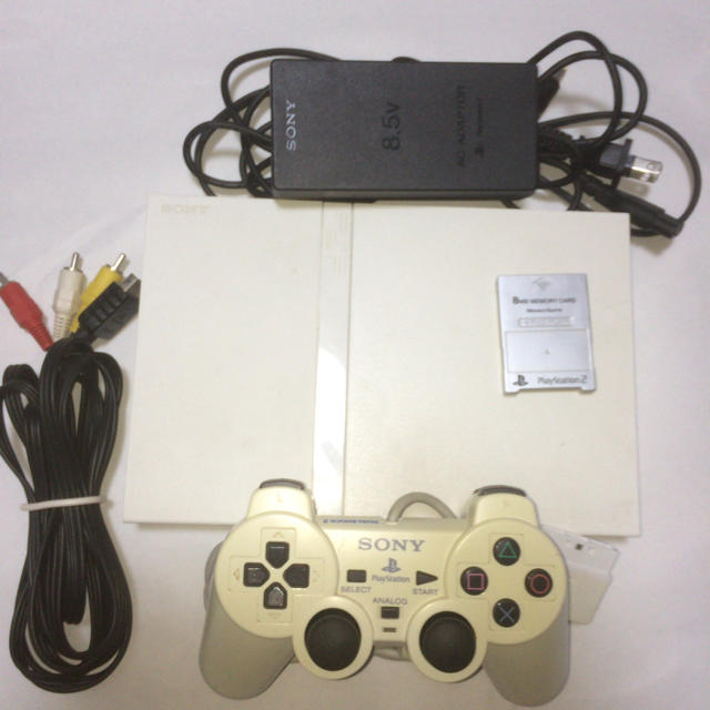 ps2 薄型 ホワイト 本体セット