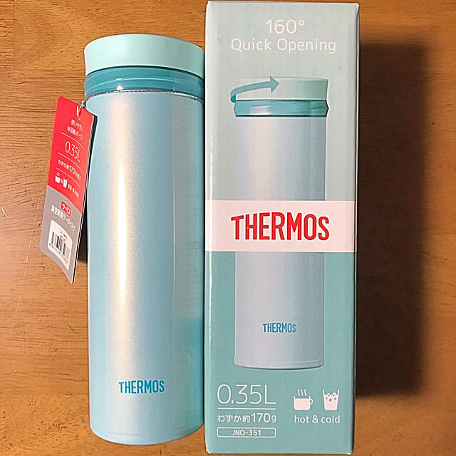 THERMOS(サーモス)のサーモス 水筒 真空断熱ケータイマグ ３５０ml（ミント） キッズ/ベビー/マタニティの授乳/お食事用品(水筒)の商品写真