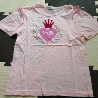 ミルク(MILK)のMILK・肩リボンTシャツ♡(Tシャツ(半袖/袖なし))