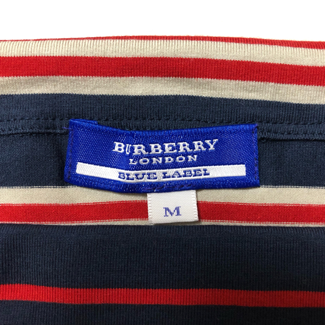 BURBERRY BLUE LABEL(バーバリーブルーレーベル)のバーバリー ブルーレーベル ＊ オフショルダー カットソー(M) レディースのトップス(カットソー(半袖/袖なし))の商品写真