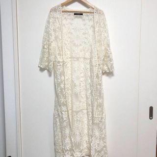 ダブルクローゼット(w closet)のレースガウン(カーディガン)