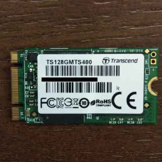 トランセンド(Transcend)のTranscend 128GB M.2 SSD(PCパーツ)