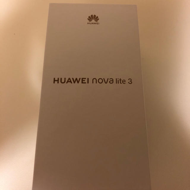 新品未使用品　HUAWEI nova lite 3スマホ/家電/カメラ