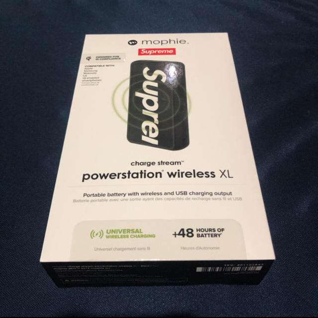 supreme Mophie Powerstation Wireless 黒