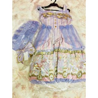 アンジェリックプリティー(Angelic Pretty)のDay Dream Carnival ティアードJSKセット(ひざ丈ワンピース)