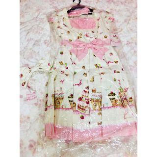 アンジェリックプリティー(Angelic Pretty)のお菓子の国 ワンピセット(ひざ丈ワンピース)