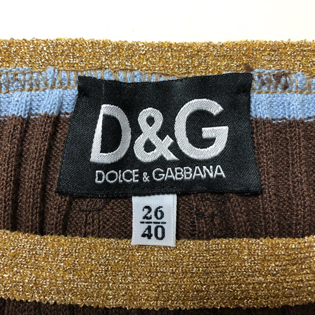 DOLCE&GABBANA(ドルチェアンドガッバーナ)のドルチェ＆ガッバーナ ＊ D＆G  ニット キャミソール(40) レディースのトップス(キャミソール)の商品写真