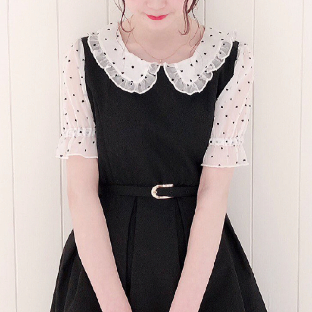 evelyn エブリン ハート ドット ワンピース F