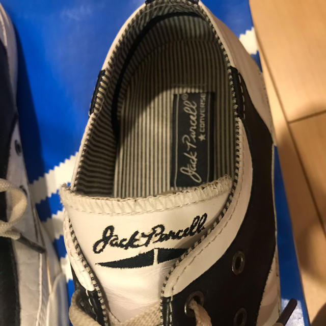 CONVERSE(コンバース)のconverse jack purcell ジャックパーセル レザー ラリー メンズの靴/シューズ(スニーカー)の商品写真