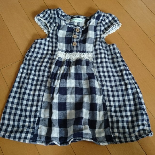 3can4on(サンカンシオン)の90 サンカンシオン ワンピース キッズ/ベビー/マタニティのキッズ服女の子用(90cm~)(ワンピース)の商品写真