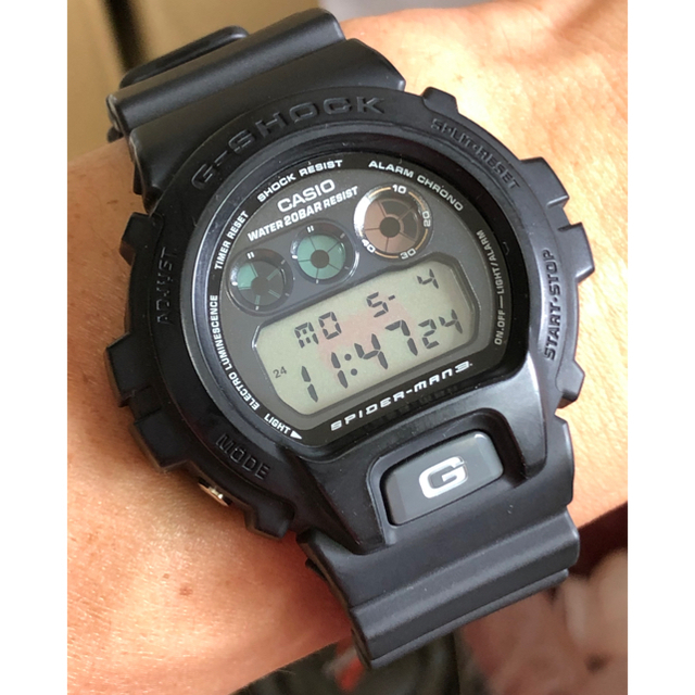 G-SHOCK(ジーショック)のコラボ/G-SHOCK/スピード/DW-6900/ヴェノム/スパイダーマン/限定 メンズの時計(腕時計(デジタル))の商品写真