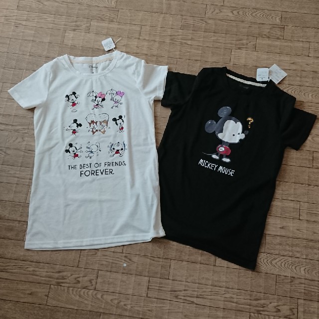 ミッキーマウス(ミッキーマウス)のまくゆさま専用  新品 未使用  ミッキーマウス Tシャツ レディースのトップス(Tシャツ(半袖/袖なし))の商品写真