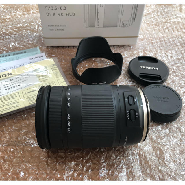 TAMRON(タムロン)のタムロン交換用レンズ18-400mmF3.5-6.3キヤノン用 スマホ/家電/カメラのカメラ(レンズ(ズーム))の商品写真