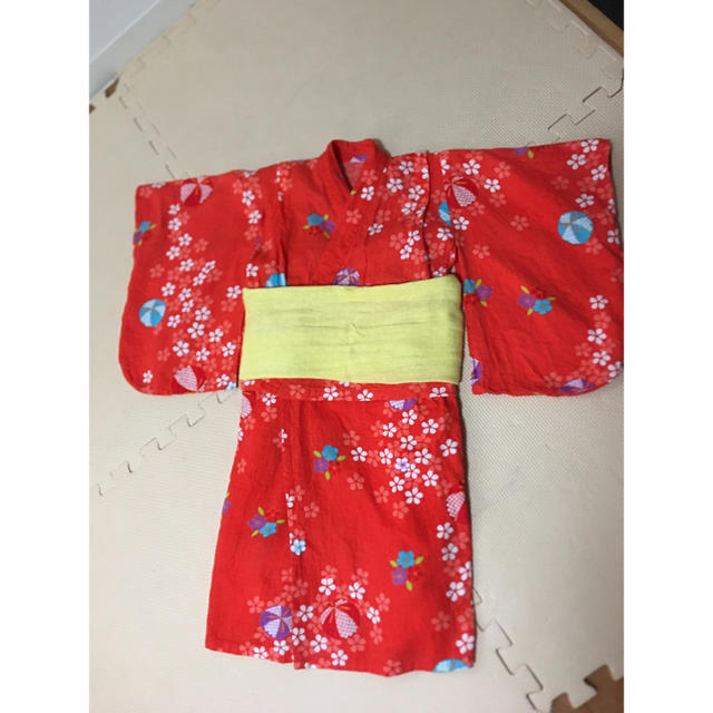 浴衣  女の子 ツーピース   キッズ/ベビー/マタニティのキッズ服女の子用(90cm~)(甚平/浴衣)の商品写真