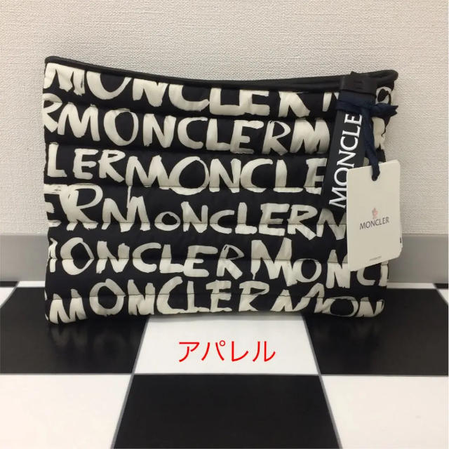 MONCLER(モンクレール)の新品 2019SS MONCLER モンクレール グラフィティロゴクラッチバッグ レディースのバッグ(クラッチバッグ)の商品写真