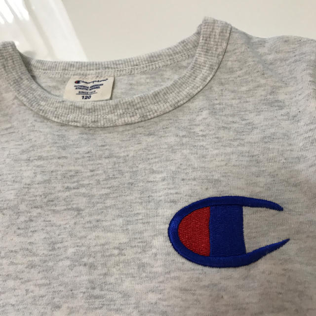 Champion(チャンピオン)のchampion 七分袖 Ｔシャツ キッズ/ベビー/マタニティのキッズ服女の子用(90cm~)(Tシャツ/カットソー)の商品写真