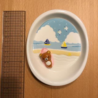 フェリシモ(FELISSIMO)のリラックマ 小皿  (ビーチ)(キャラクターグッズ)