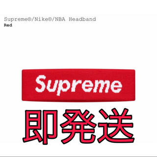 シュプリーム(Supreme)のSupreme Nike NBA Headband red 赤 ヘッドバンド(その他)