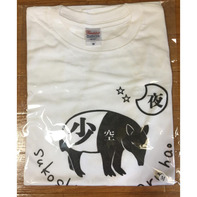 少し空いた夜は Tシャツ 白M エンタメ/ホビーのタレントグッズ(お笑い芸人)の商品写真