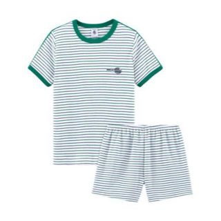 プチバトー(PETIT BATEAU)のりかりん様専用♡5ans プチバトー ボーダー半袖パジャマ(パジャマ)