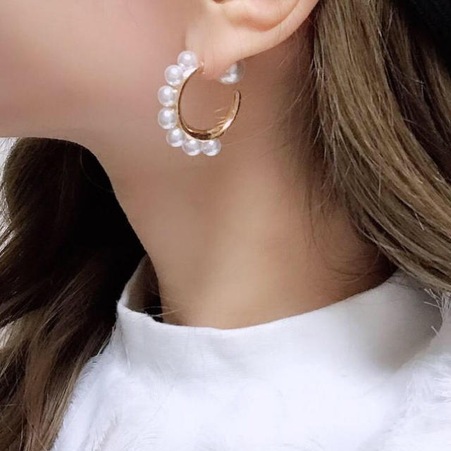 定価以下♡パールフープピアス 定価以下♡パールフープピアス