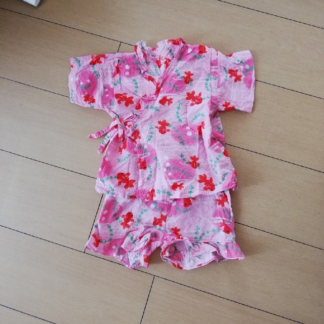 西松屋(ニシマツヤ)の女の子用甚平 キッズ/ベビー/マタニティのキッズ服女の子用(90cm~)(甚平/浴衣)の商品写真