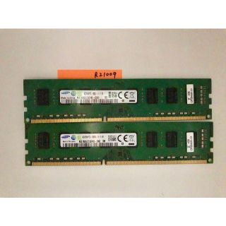SAMSUNG DDR3 4GB 2枚セット（合計8GB）PCメモリ(PCパーツ)