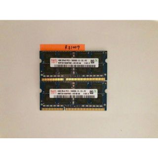 hynix DDR3 4GB 2枚セット（合計8GB）ノートPCメモリ(PCパーツ)