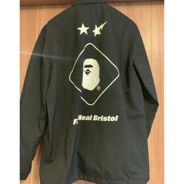 ブラックS BAPE x FCRB COACH JACKETコーチジャケット | forext.org.br