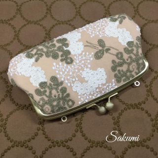 ミナペルホネン(mina perhonen)のハンドメイド 親子がま口 長財布 ミナペルホネン happycamouflage(財布)