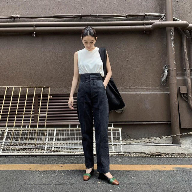 高質 RIM.ARK Just fit stretch denim パンツ タグ付き