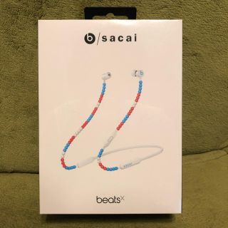 サカイ(sacai)の新品未開封 即発送 sacai beats beatsx 白 white(ヘッドフォン/イヤフォン)