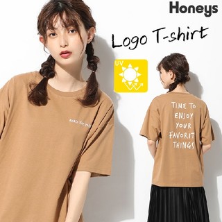 ハニーズ(HONEYS)のロゴTシャツ 《UVカット機能つき》(Tシャツ(半袖/袖なし))