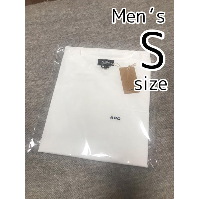 【未使用】A.P.C.半袖Tシャツ メンズS(日本人メンズM)apcアーペーセー