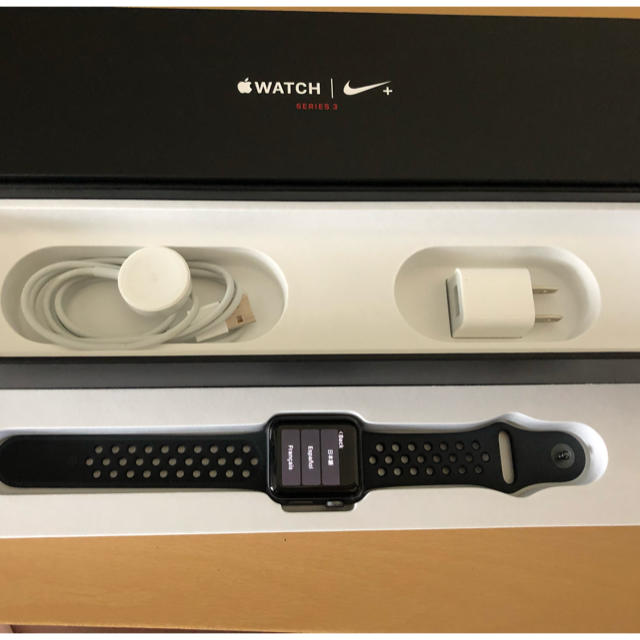メンズApple Watch series3 Nikeモデル セルラー38mm