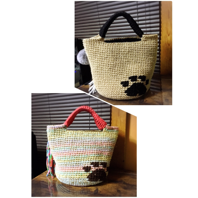 ♥️メルロ0517様専用ページ♥️ハンドメイド 麻バック マルシェ 犬 ♥️メルロ0517様専用ページ♥️ハンドメイド 麻バック マルシェ 犬
