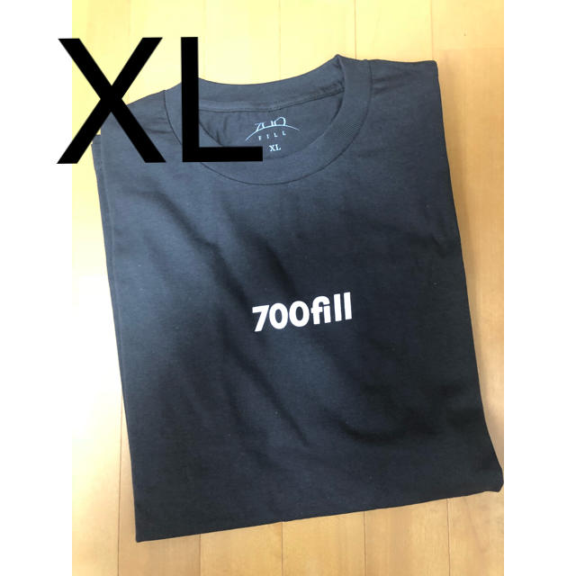 1LDK SELECT(ワンエルディーケーセレクト)のXL 700fill Tシャツ ブラック メンズのトップス(Tシャツ/カットソー(半袖/袖なし))の商品写真
