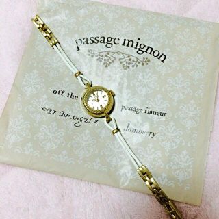 パサージュミニョン(passage mignon)のpassage mignon 時計(腕時計(アナログ))